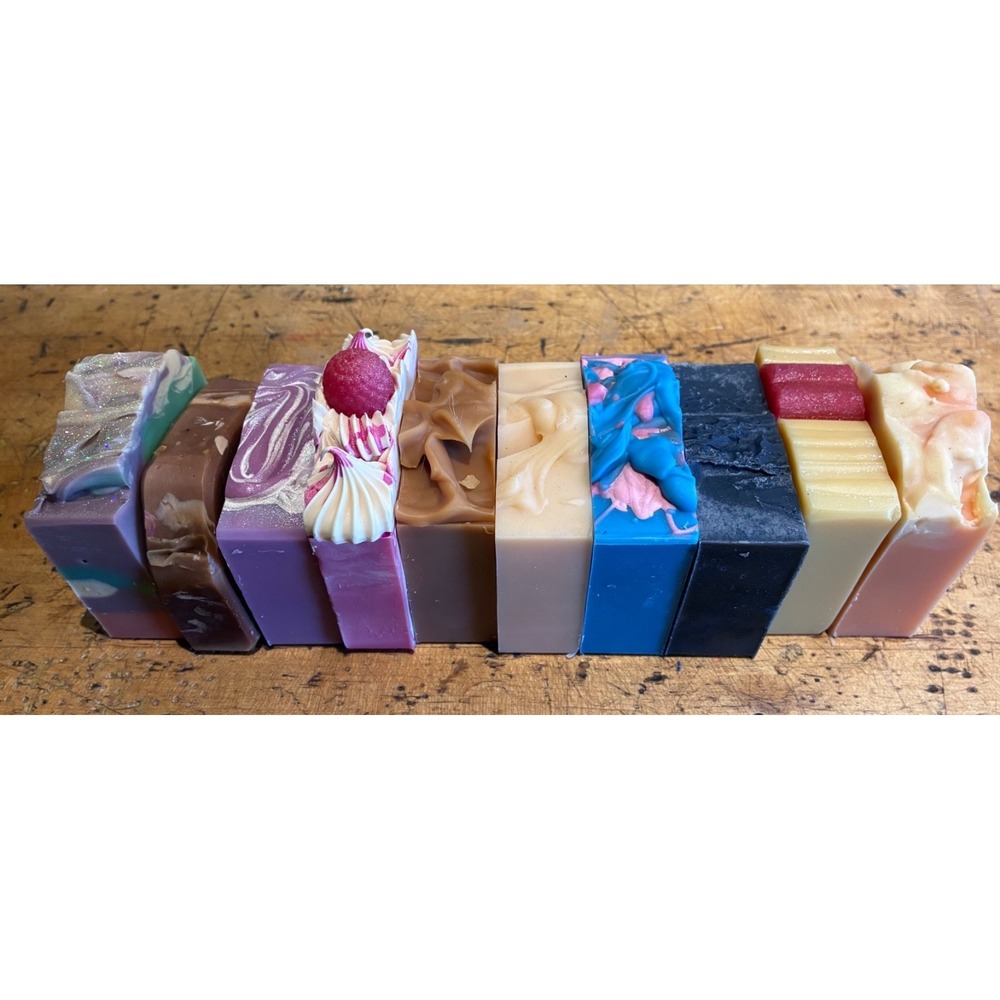 Artisan Soap Close Out Bundle 5 pounds Handmade Various Scents & Unscented